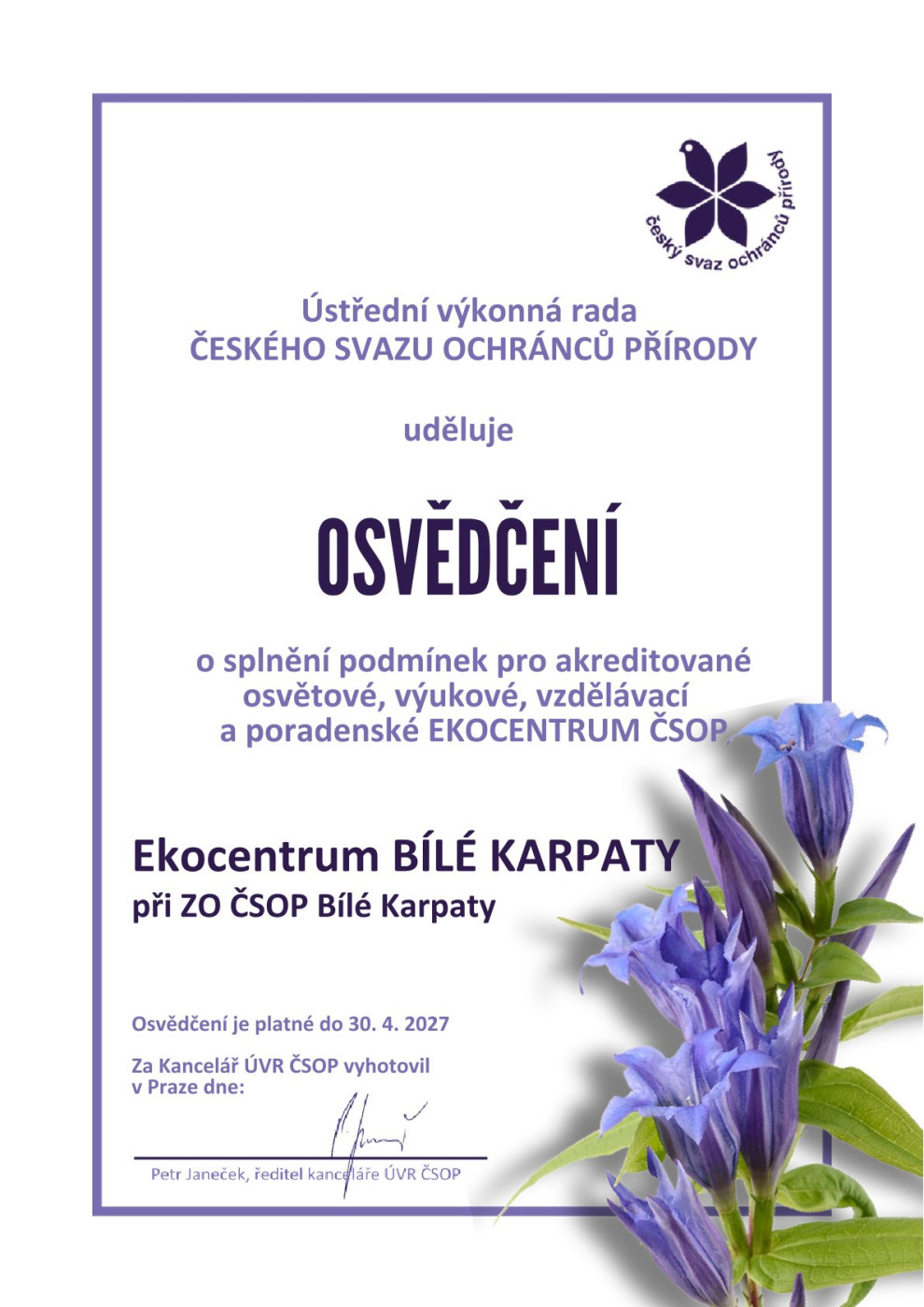 Certifikát