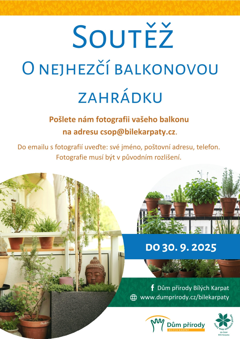 Soutěž o nejhezčí balkonovou zahrádku